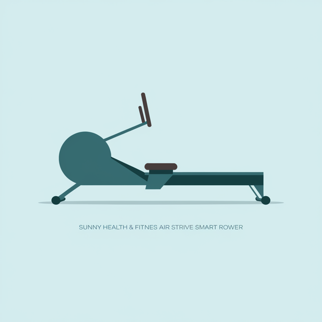 Sunny Health & Fitness Air Strive Smart Rower