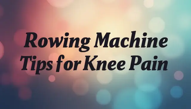 Rowing Machine Tips for Knee Pain Relief