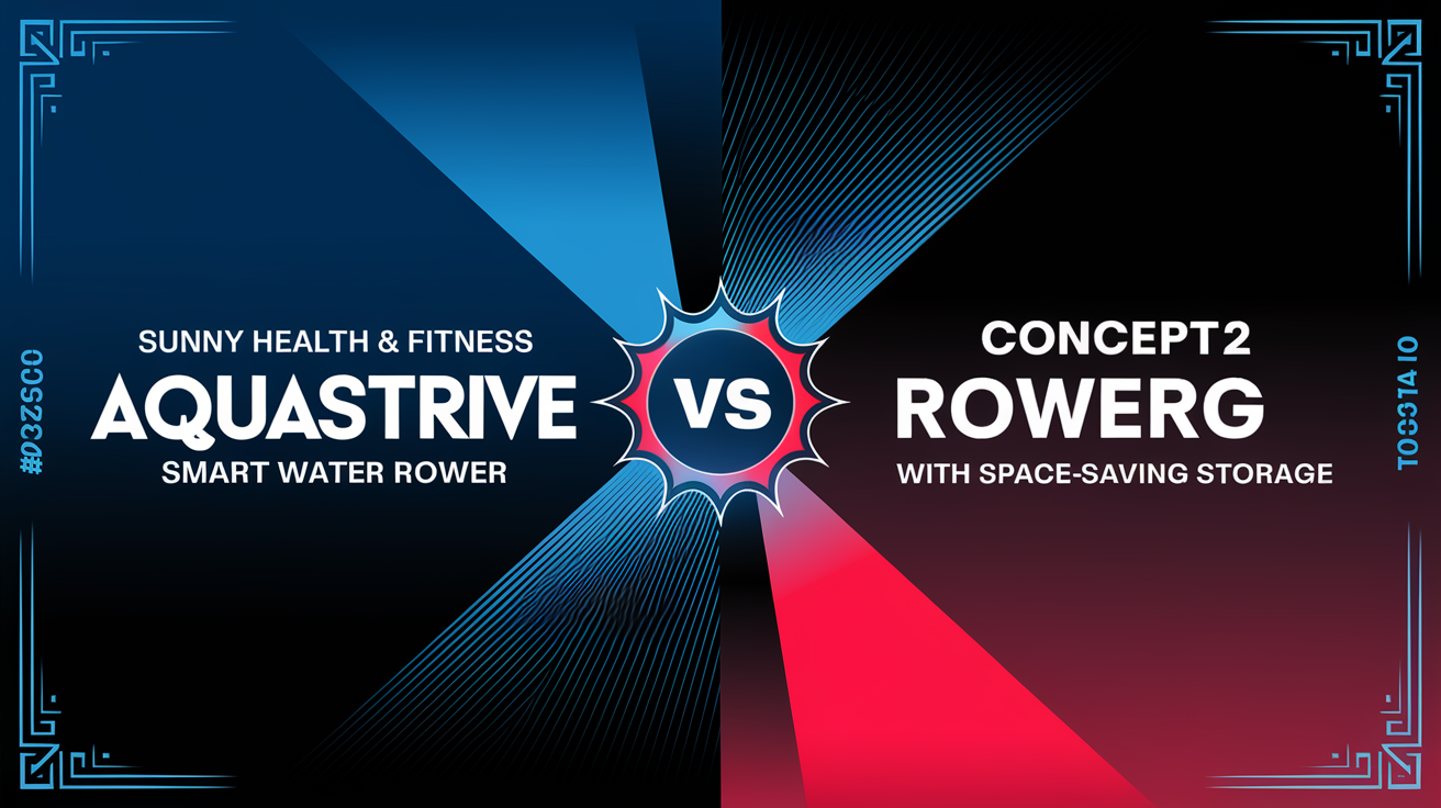 Sunny Health AquaStrive Smart Water Rower vs Concept2 RowErg: Which Foldable Rower Fits Your Apartment?