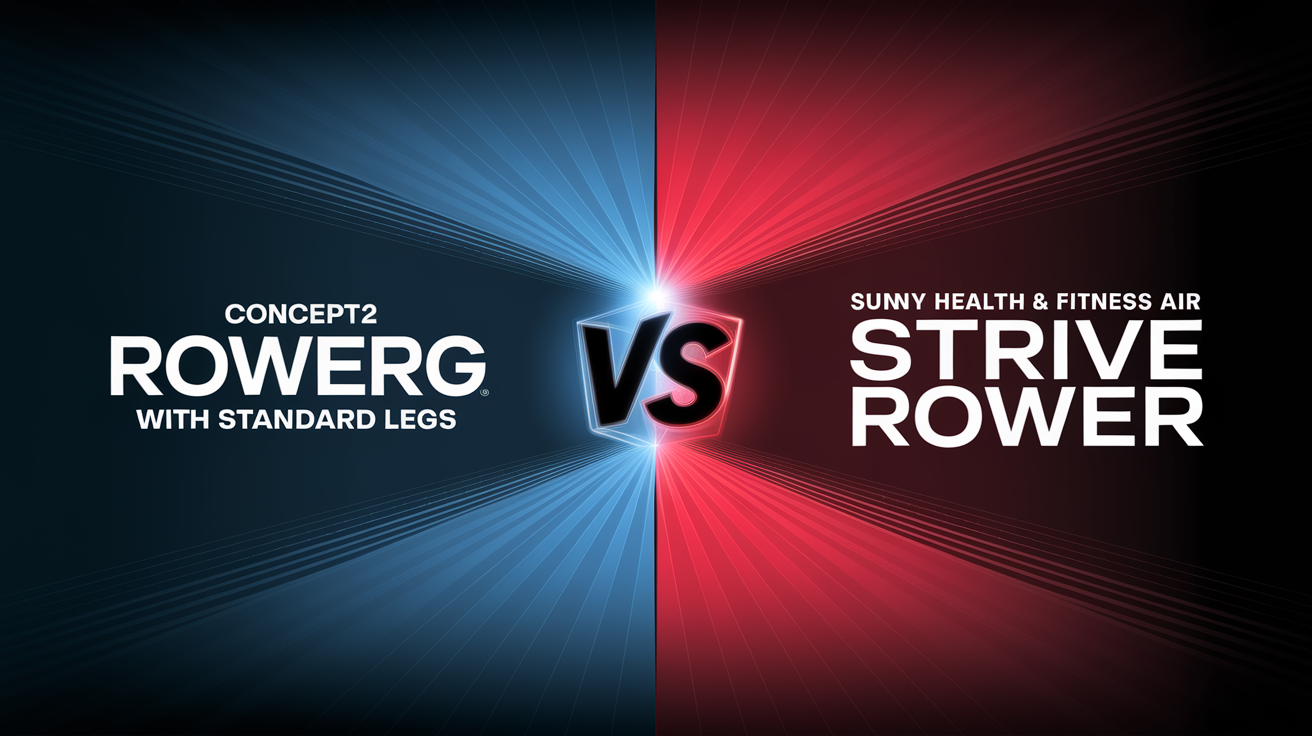 Concept2 RowErg vs Sunny Air Strive Rower: Best Rowing Machine for Seniors in 2026